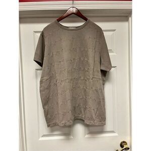 Sport Savvy Light Brown Knit Embroidered Tunic Top sz 2X NWT